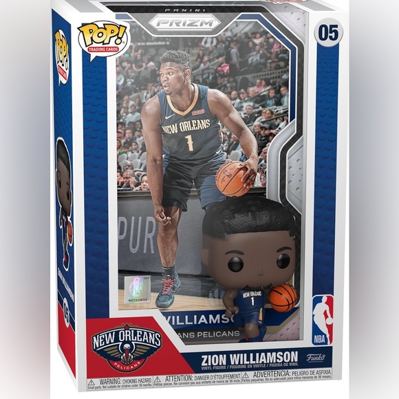 New Orleans Pelicans Zion Williamson #05 Funko Pop - NEW - Picture 8 of 11